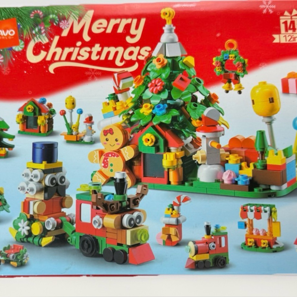 Kavo World Christmas Building Block Set 533pcs 12-in-1 Model 77734‎ Age 6+